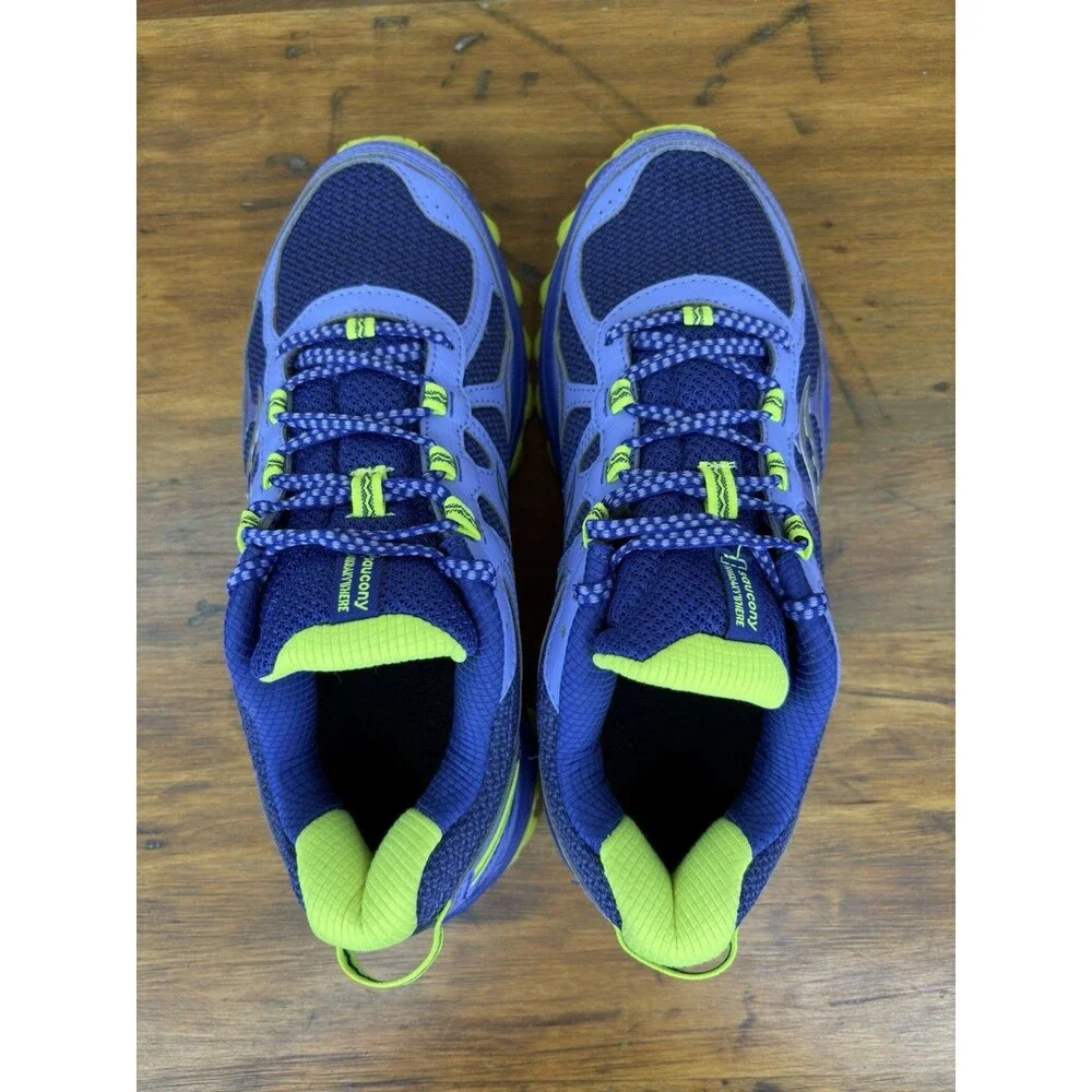 Saucony Excursion TR11 Womens Size 7.5 Blue Purple Trail Running Shoes Sneakers